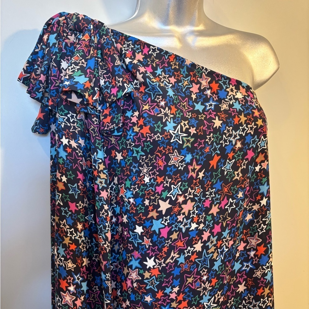 J. Crew One Shoulder Top in Kaleidoscope Star Print - Picture 11 of 11